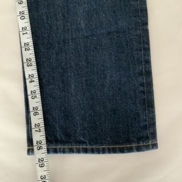100% Organic Cotton The Loose Japanese Selvedge Jeans Blue 29 - Picture 8 of 11